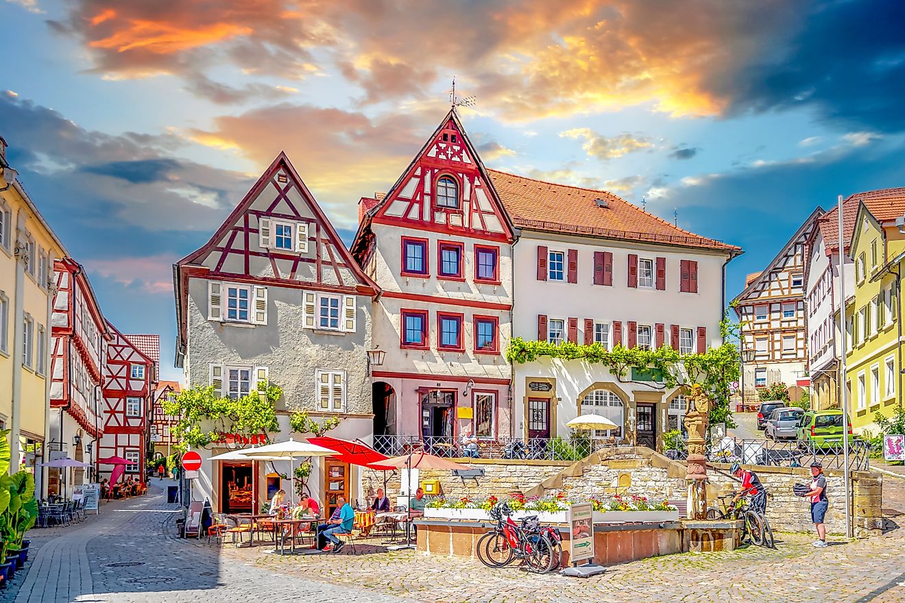 Old City, Bad Wimpfen, Baden Württemberg, Germany.