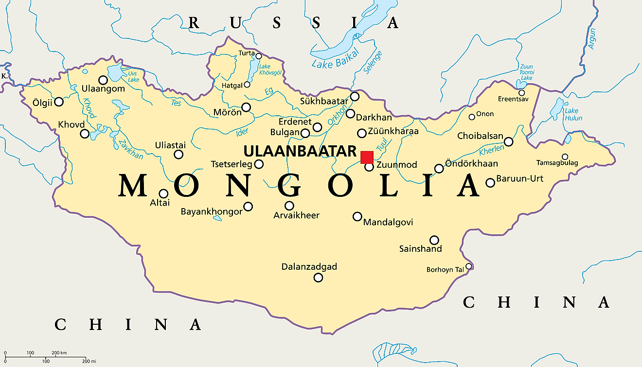 Largest Landlocked Countries In The World WorldAtlas