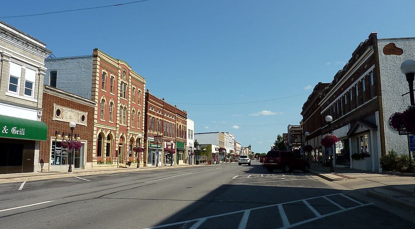 Downtown New Ulm, Minnesota, via Wikimedia Commons