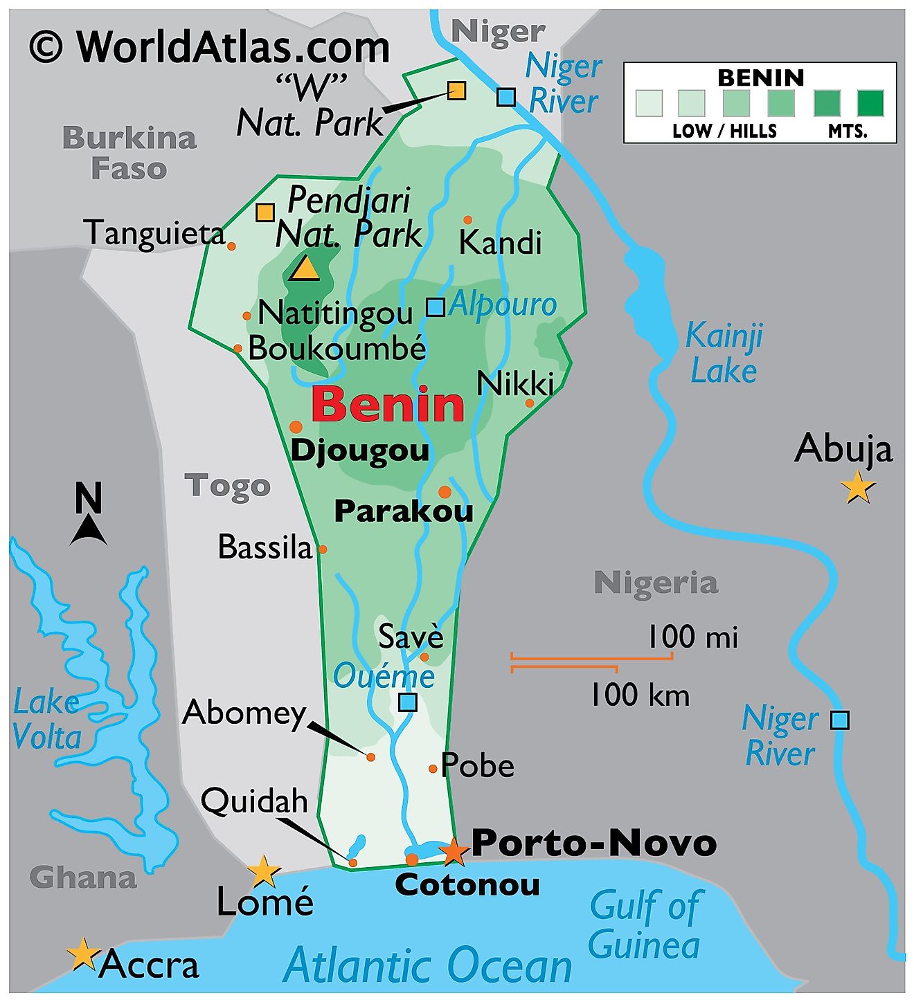 Cotonou Benin Republic Map Benin Maps & Facts - World Atlas