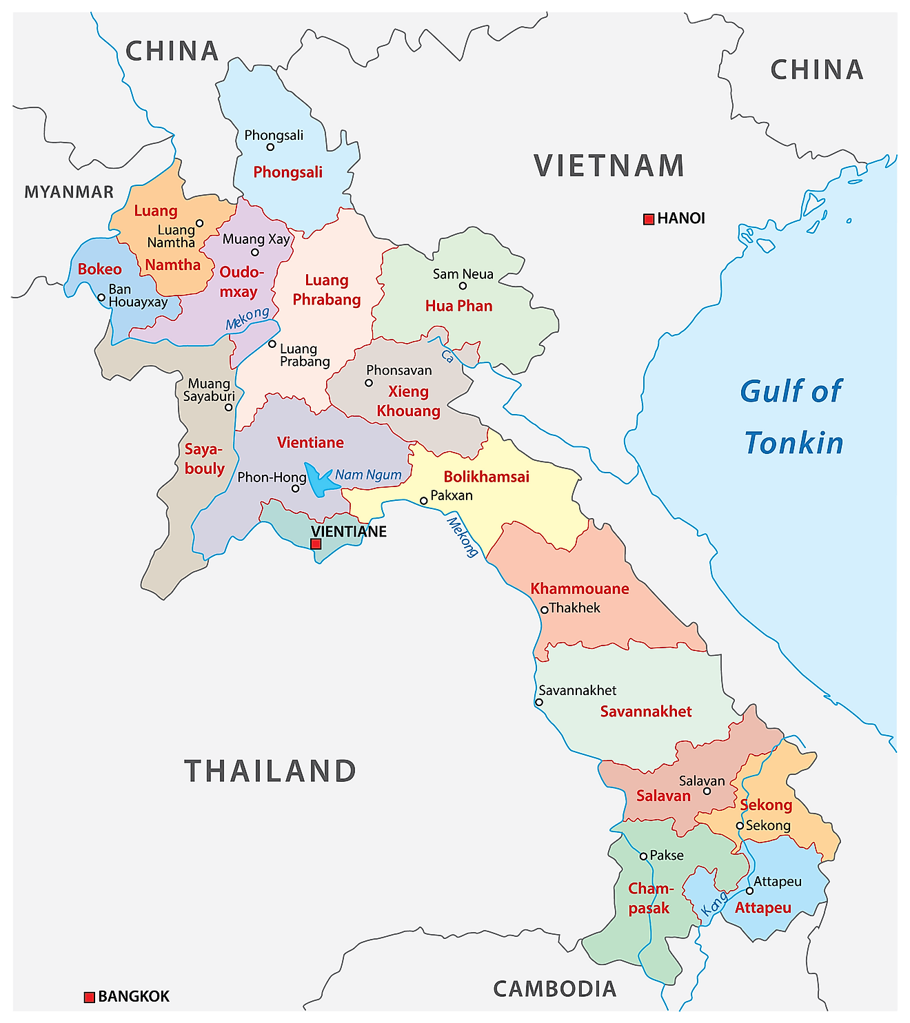 Lao People's Democratic Republic Maps & Facts - World Atlas