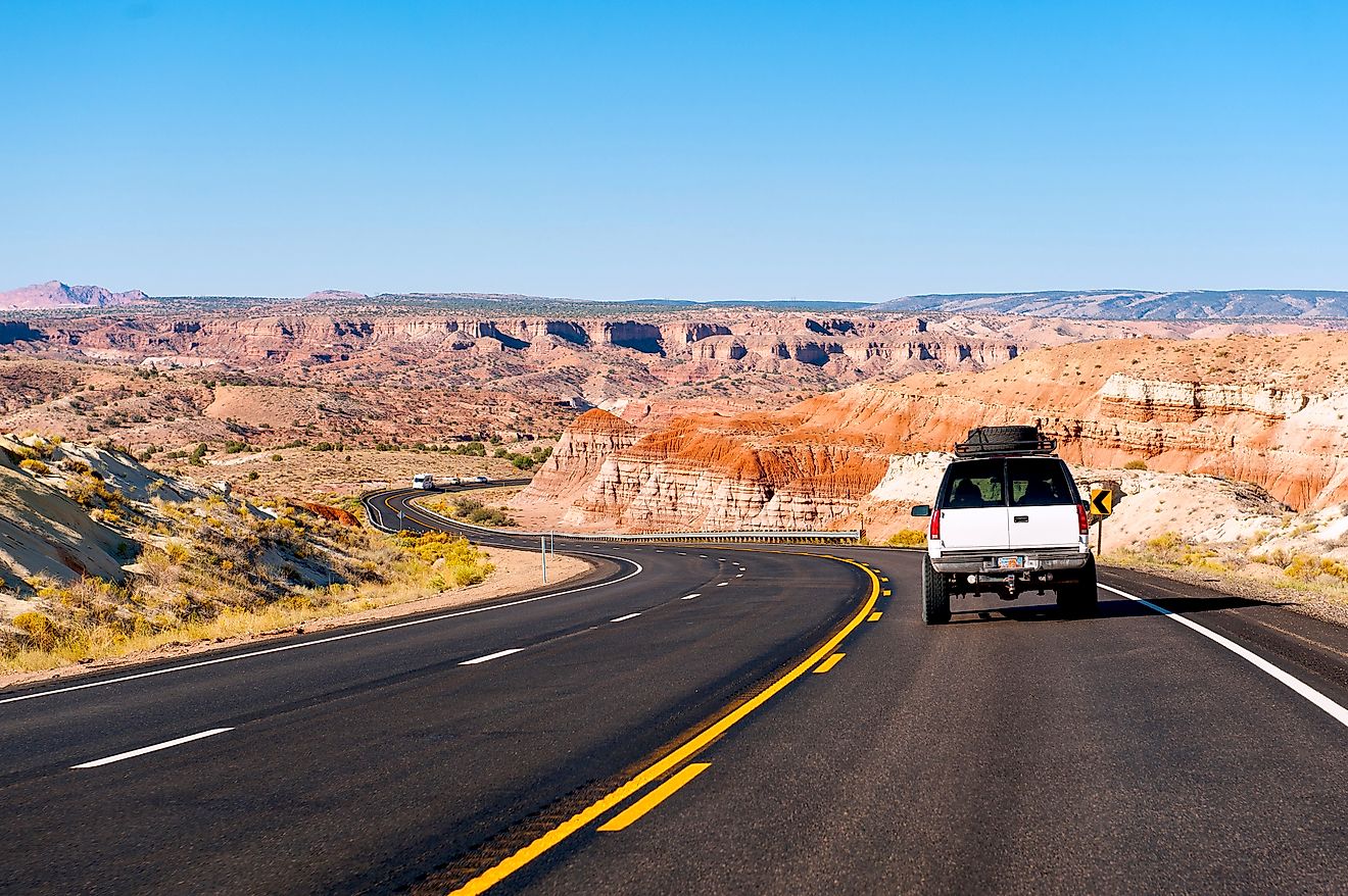 A scenic drive by the coast.