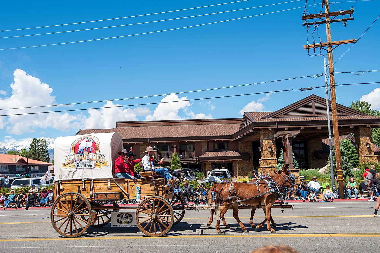 Bishop, California / USA - May 24 2019: Mule Days Parade