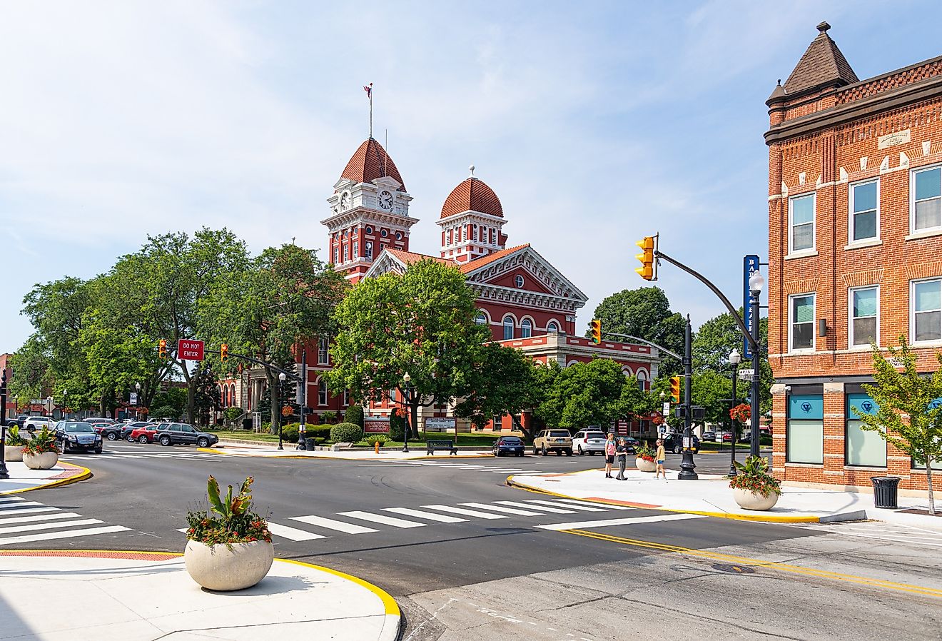 The Crown Point Courthouse Square Historic District, Indiana. Image credit Roberto Galan via Shutterstock