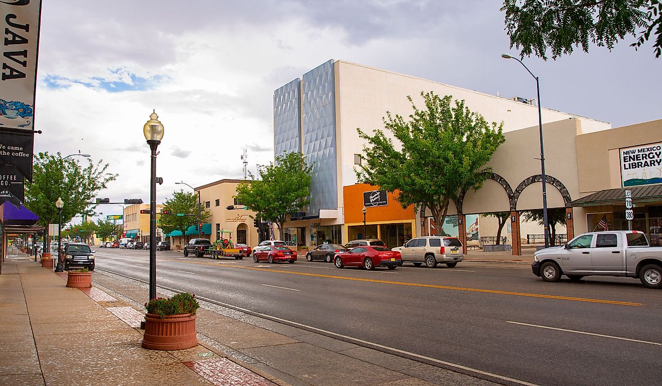 Scenic downtown in Roswell, New Mexico, USA. Editorial credit: Traveller70 / Shutterstock.com