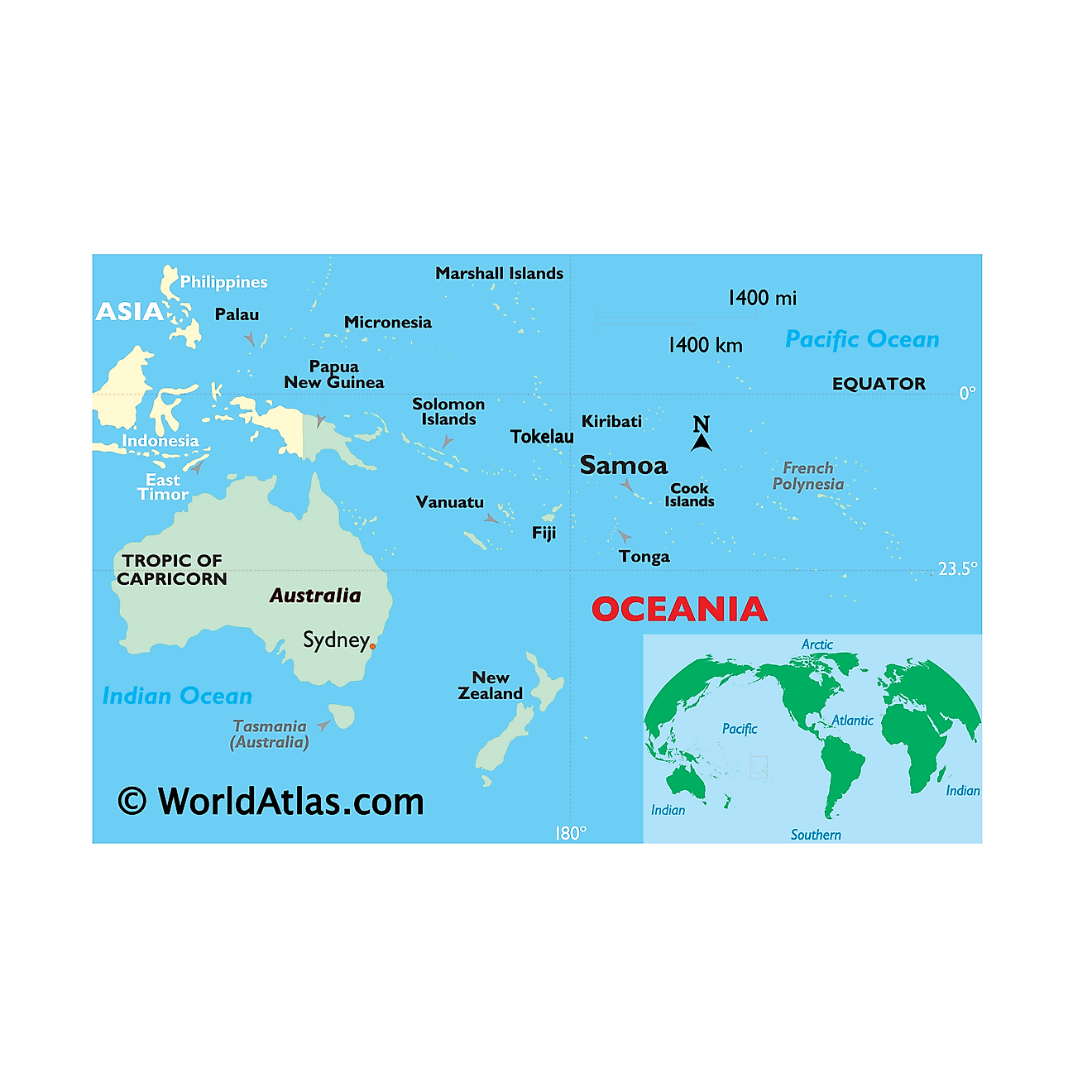 Mapas De Samoa Atlas Del Mundo