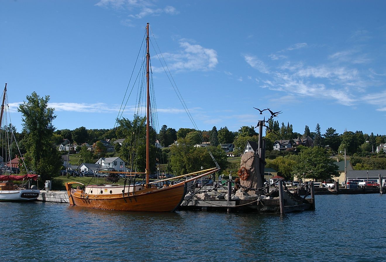 Harbor in Bayfield, Wisconsin.