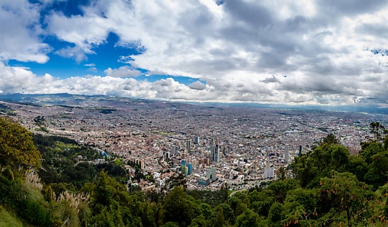 Bogota is the largest and the capital city of Colombia.