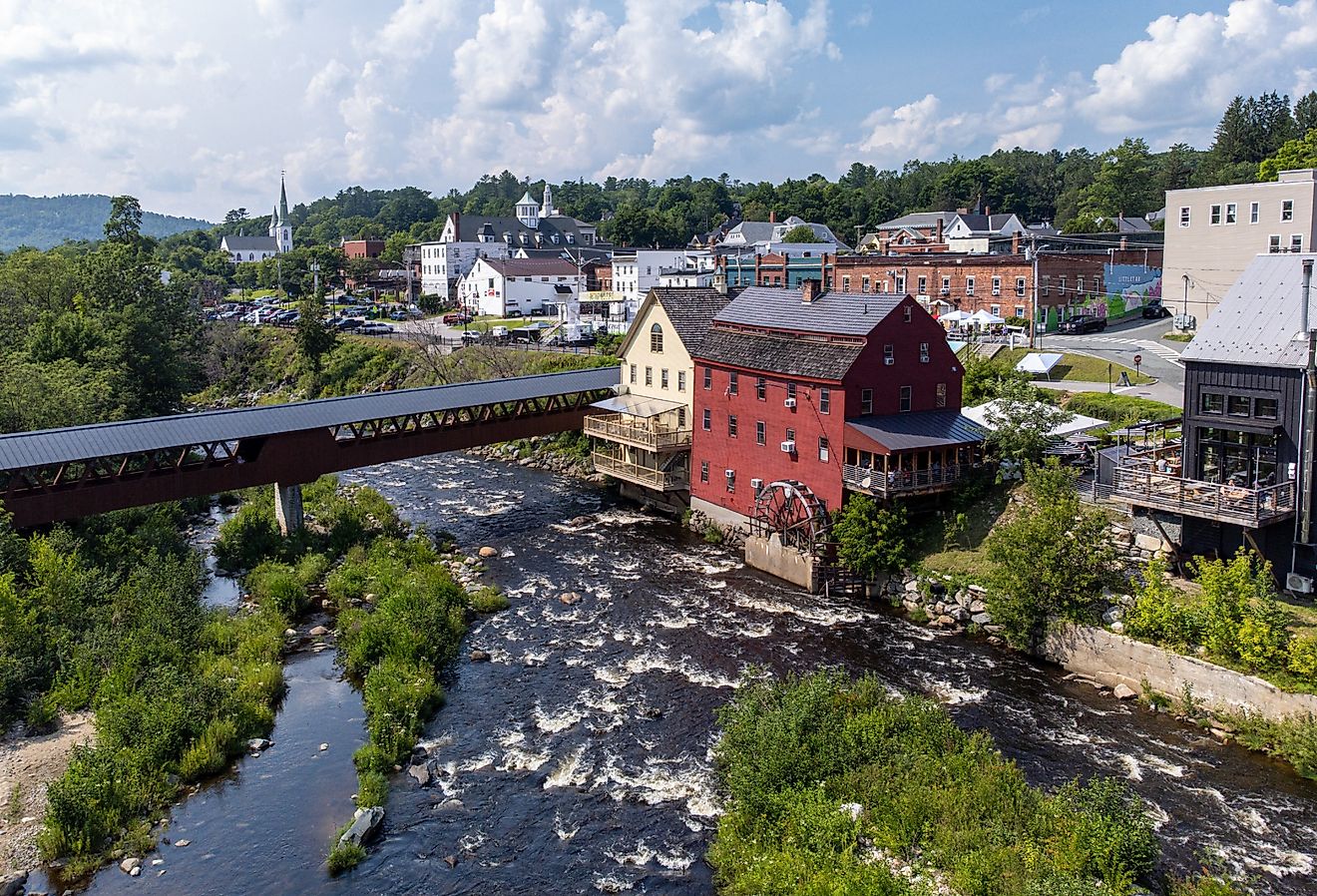 Overlooking Littleton, New Hampshire and the Ammonoosuc River. Image credit Eli Wilson via Shutterstock