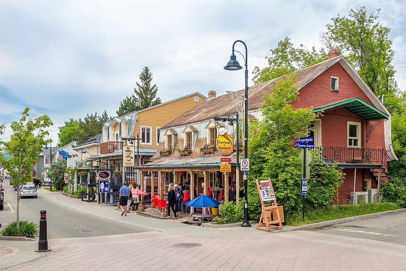 Baie Saint Paul is a city in the Province of Quebec in Canada, via milosk50 / Shutterstock.com