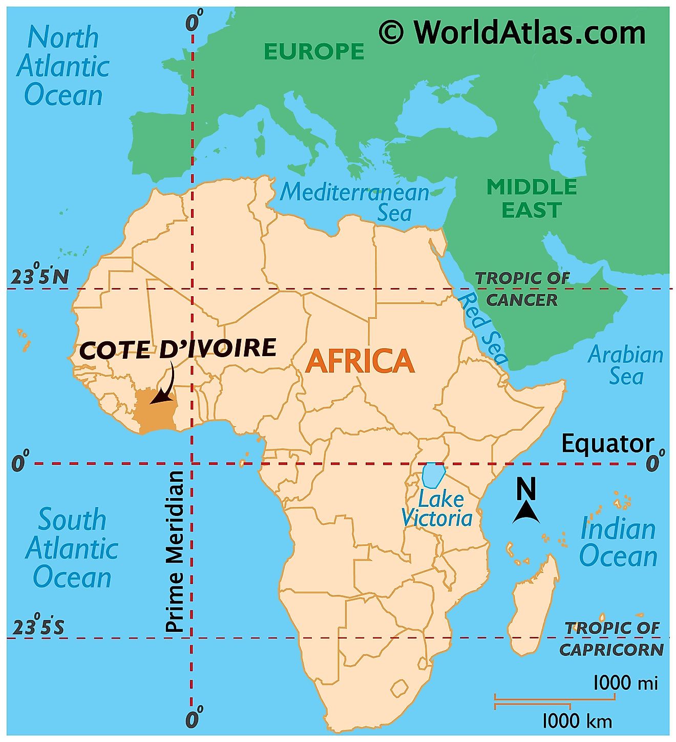 Cote d'Ivoire Maps & Facts - World Atlas