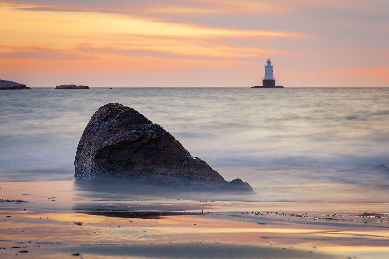 Sakonnet Lighthouse near Little Compton, Rhode Island