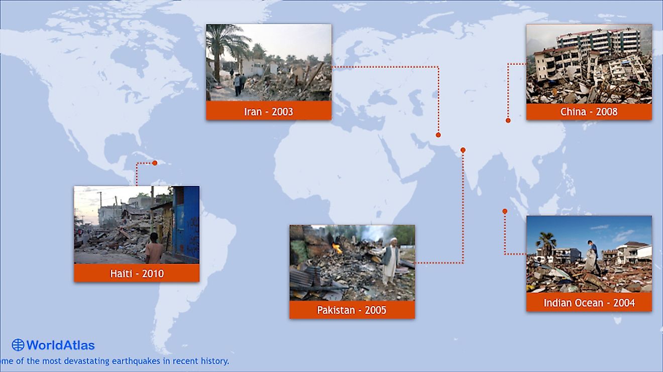 The Deadliest Earthquakes Of The 21st Century Worldatlas 6984