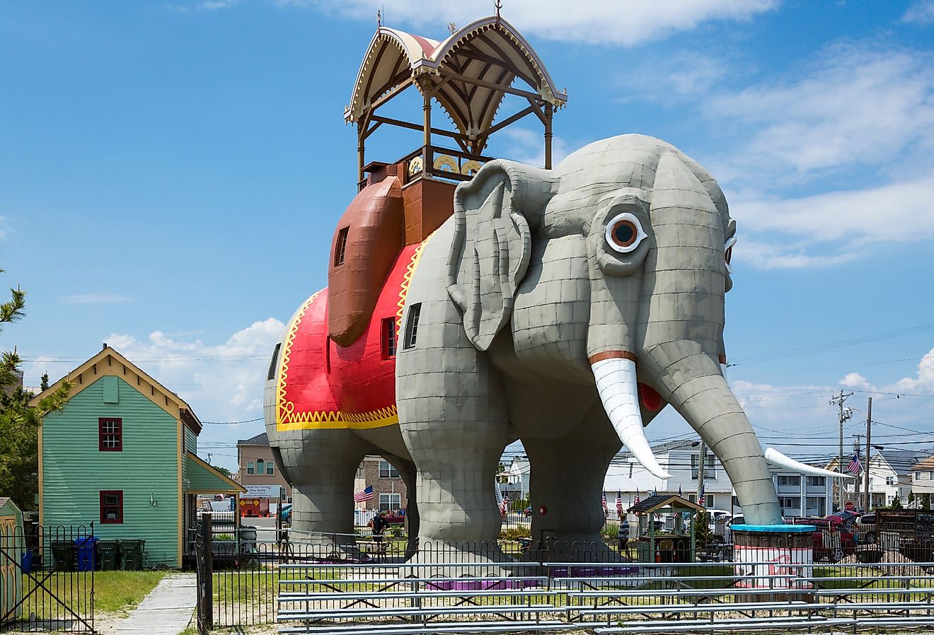 Lucy the Elephant, Margate, New Jersey. Image credit Danita Delimont via Shutterstock