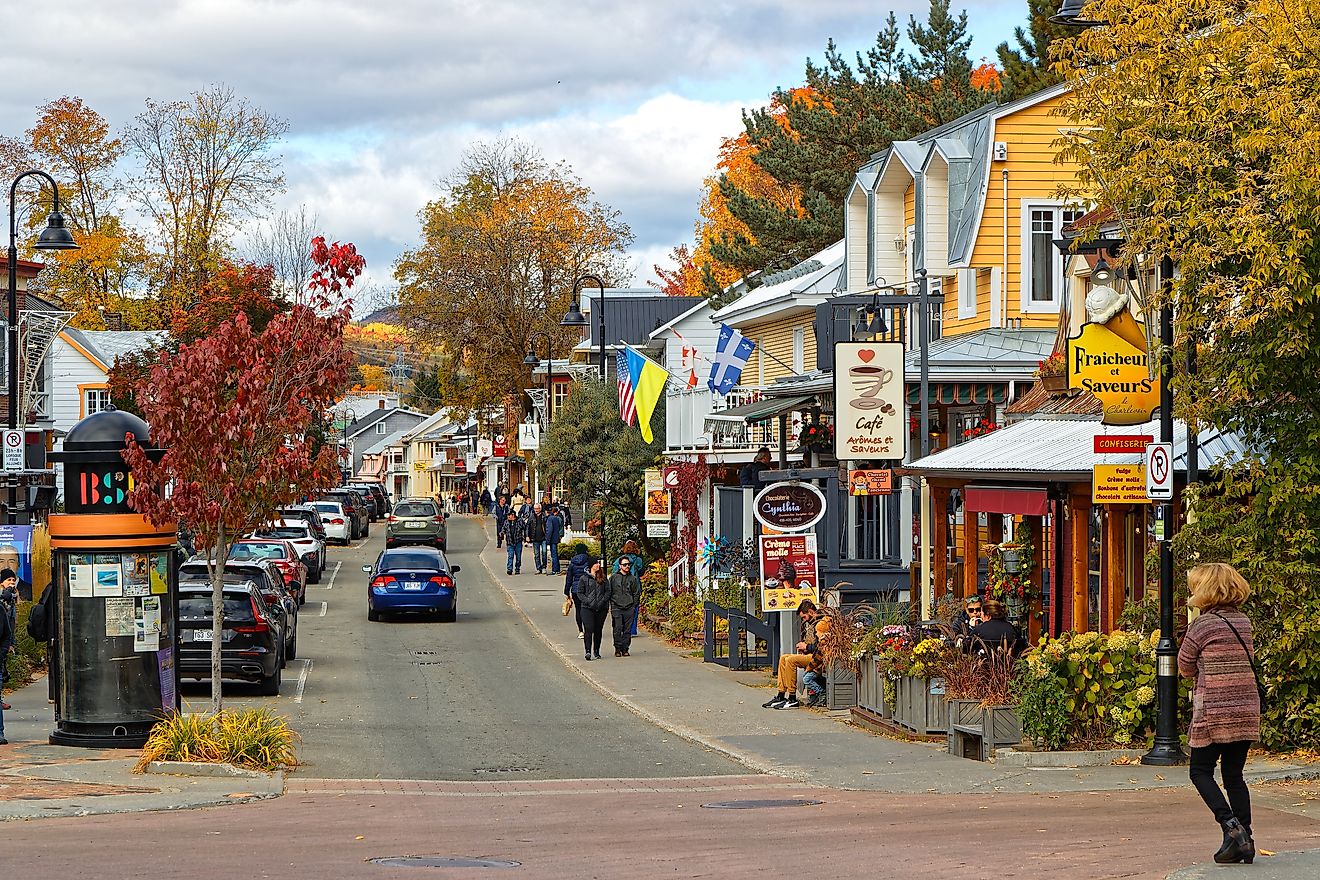 The town of Baie-Saint-Paul is known for its art galleries, shops and restaurants. Editorial credit: Pierre Jean Durieu / Shutterstock.com.