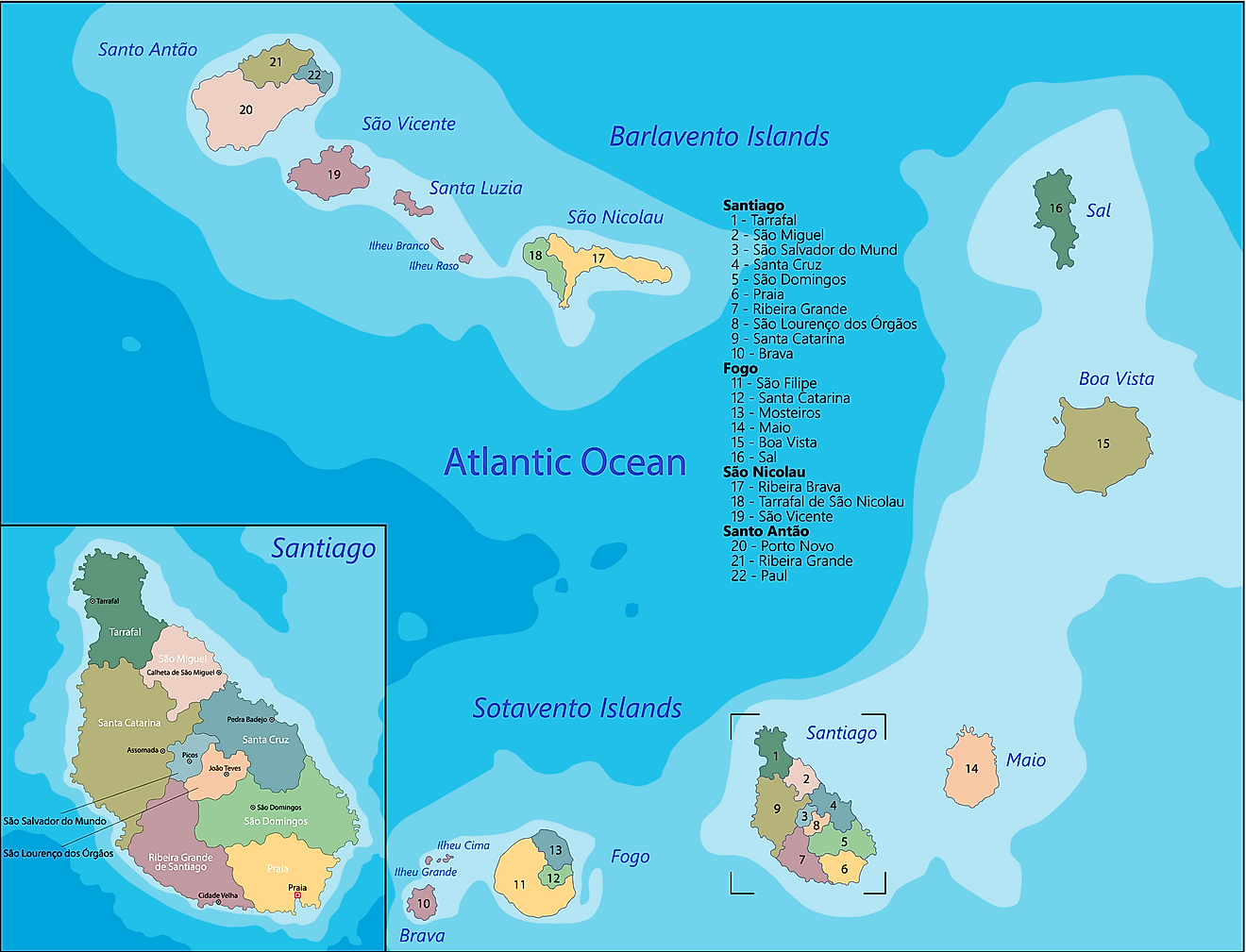 Cape Verde Maps & Facts World Atlas