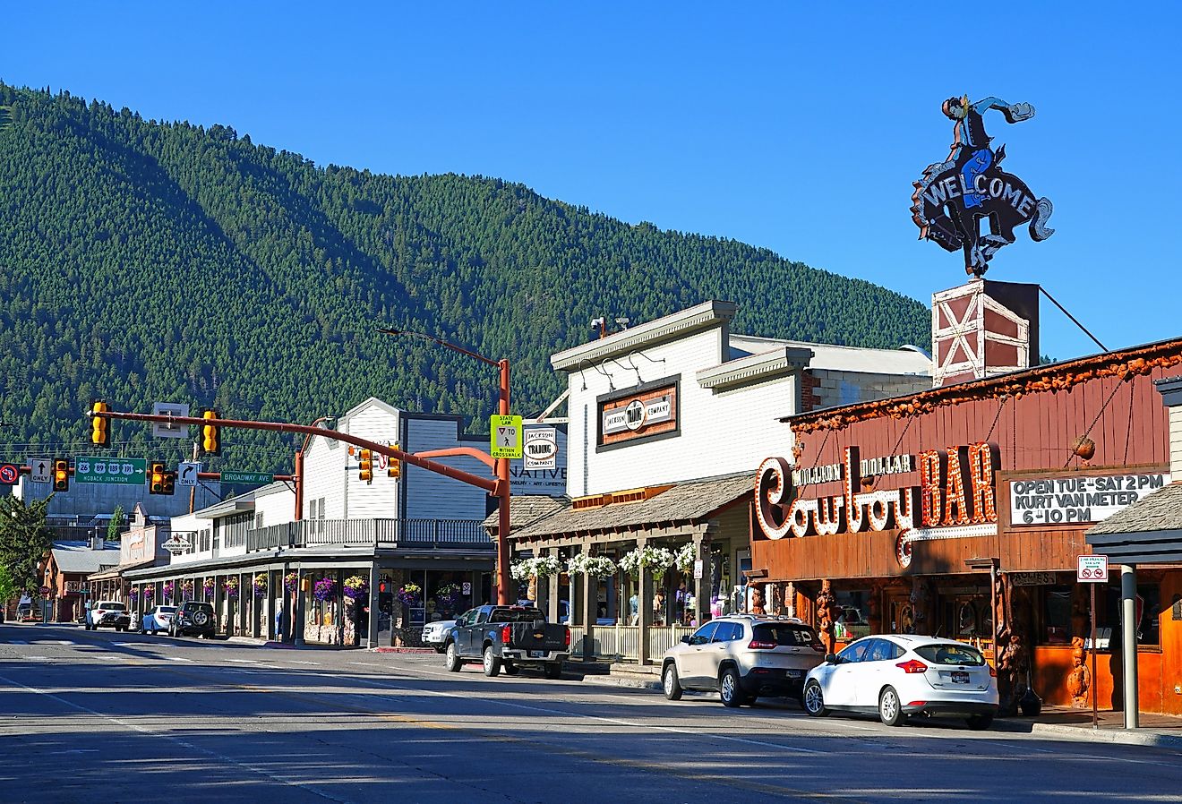 Downtown Jackson Hole, Wyoming. Image credit EQRoy via Shutterstock
