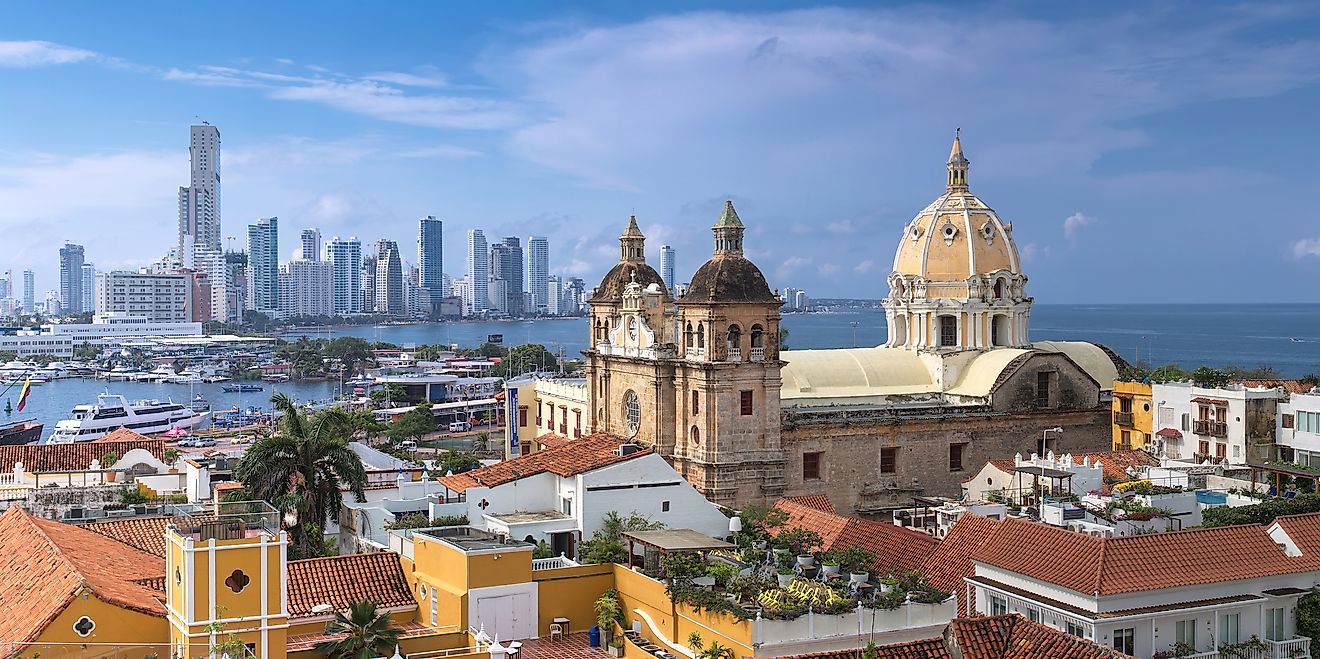 View of Cartagena de Indias, Colombia