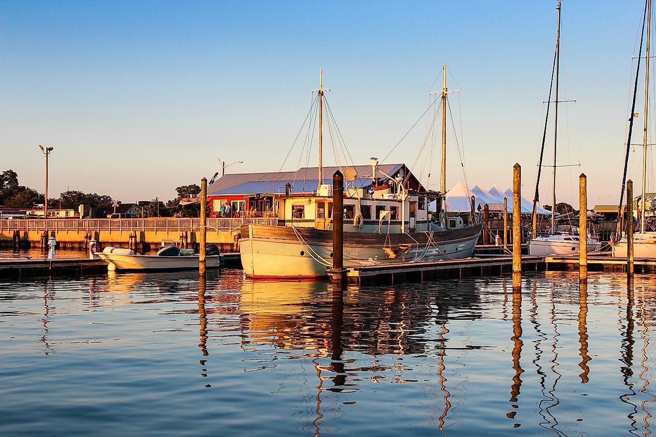 Sunrise in the marina