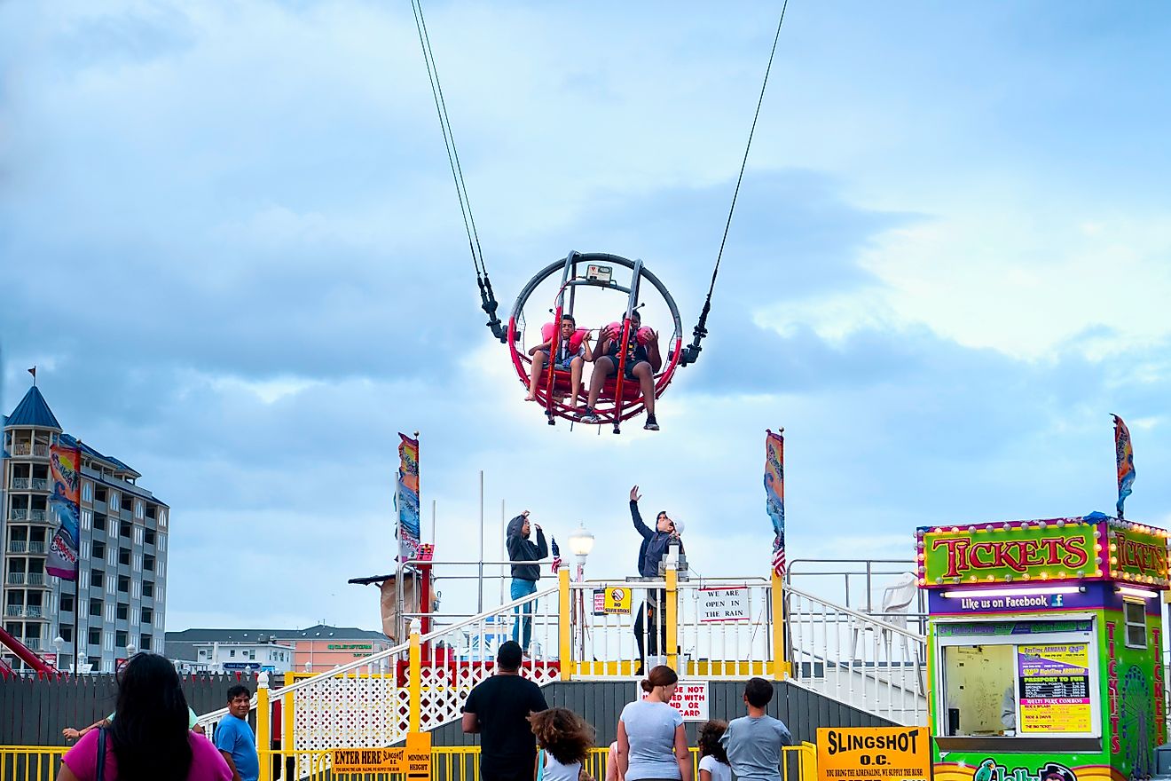 Ocean City, Maryland. Editorial credit: Badon Hill Studio / Shutterstock.com.