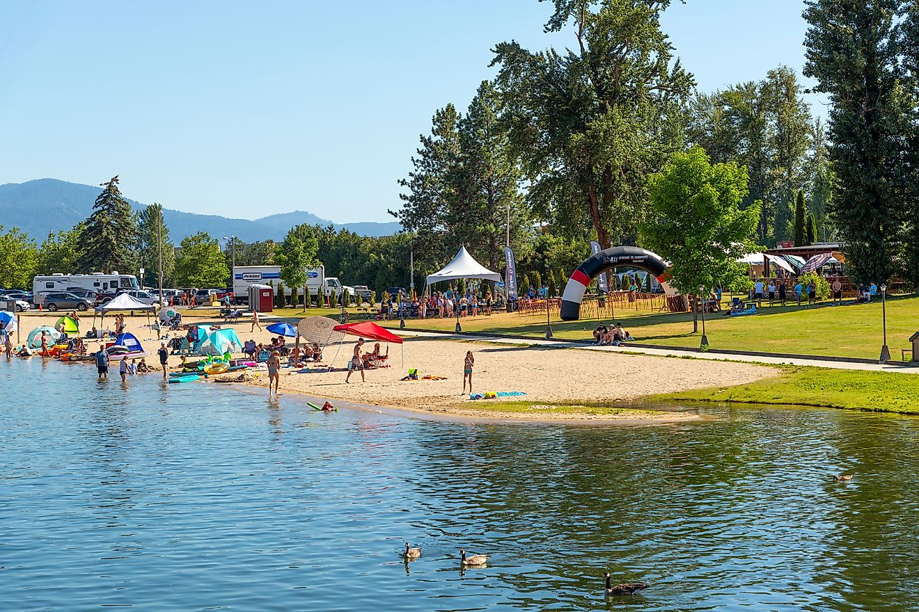 Lake Pend Oreille in Sandpoint, Idaho. Editorial credit: Kirk Fisher / Shutterstock.com.