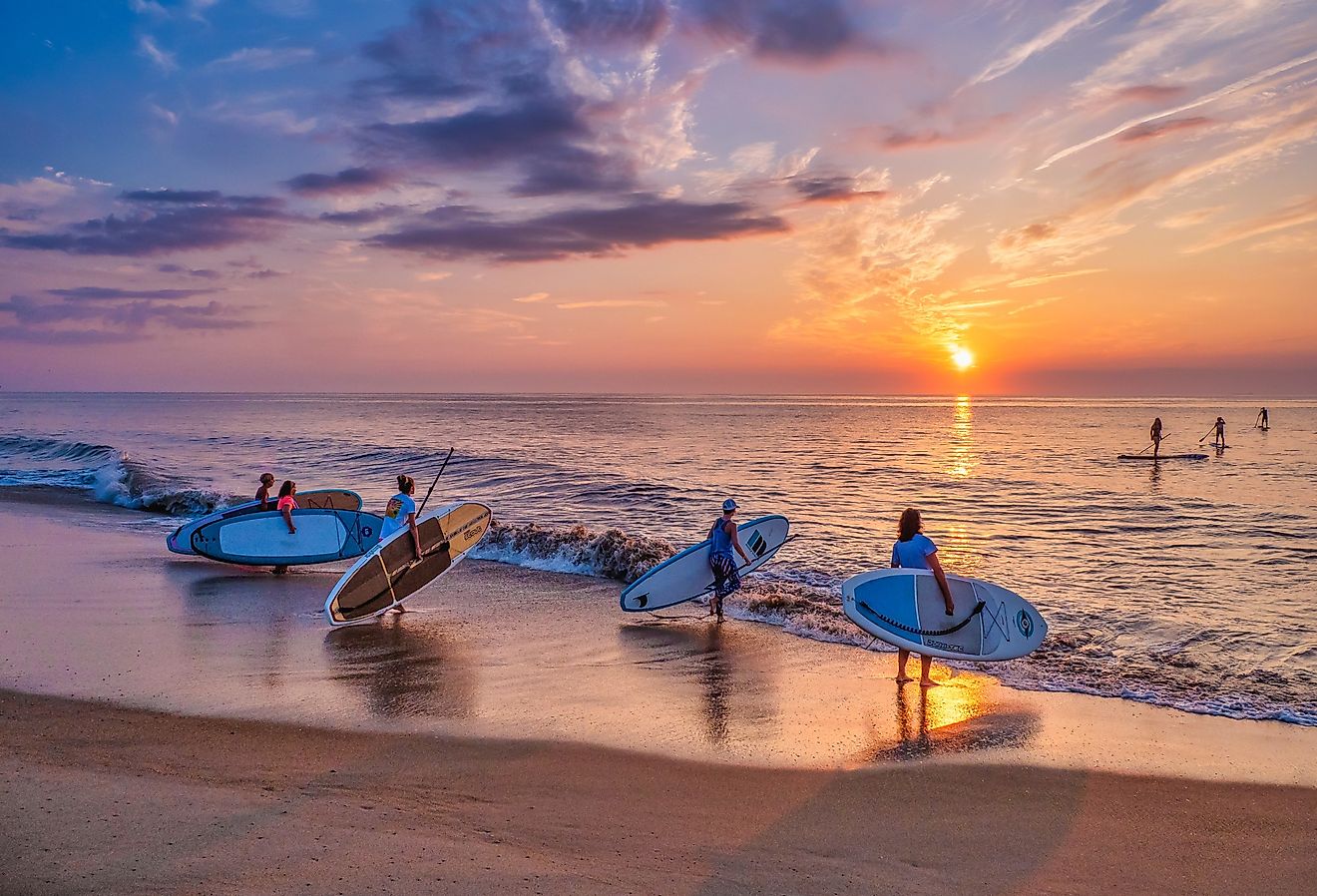 Sunrise in Bethany Beach, Delaware. Image credit David Kay via Shutterstock