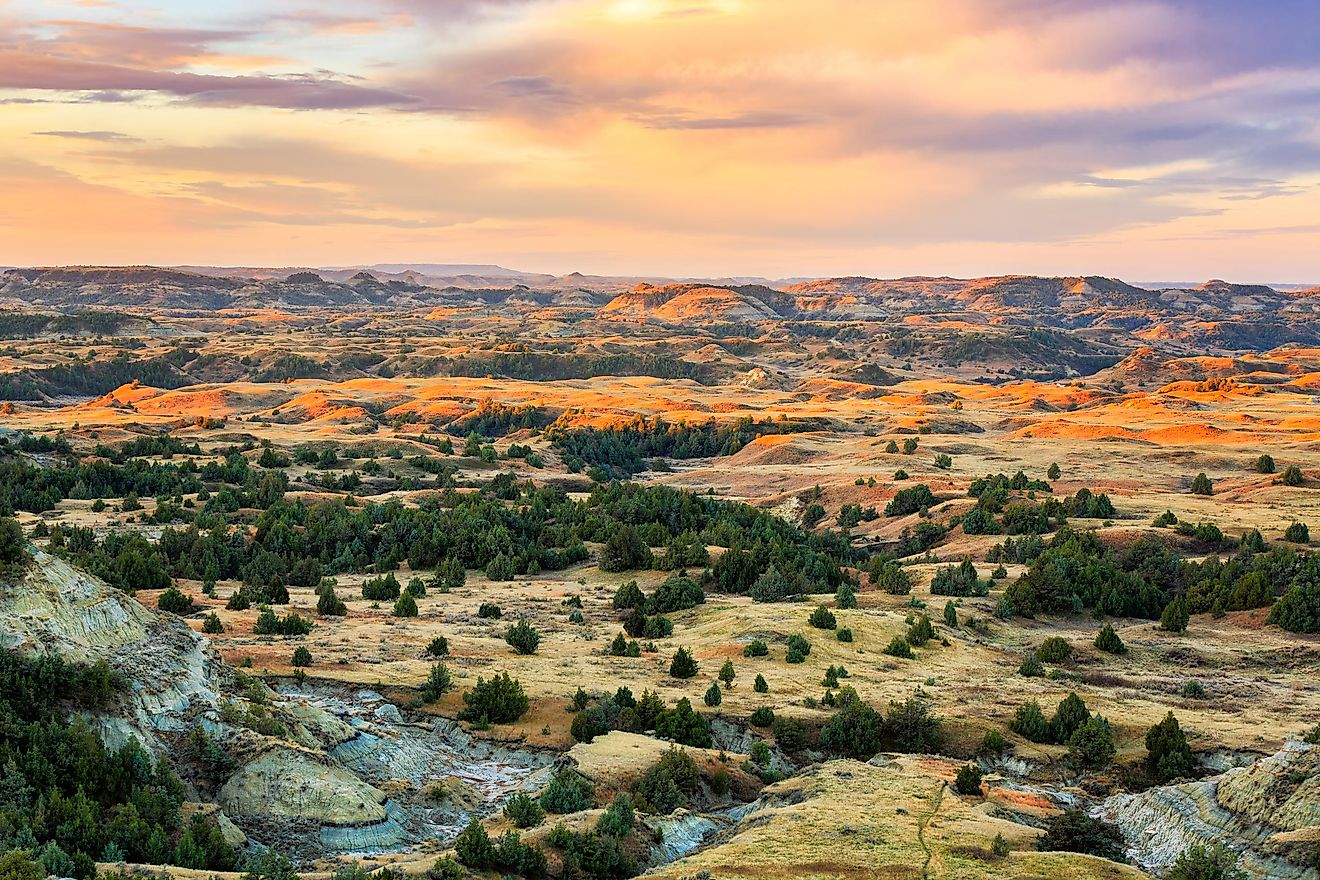 Theodore Roosevelt National Park, North Dakota, US.