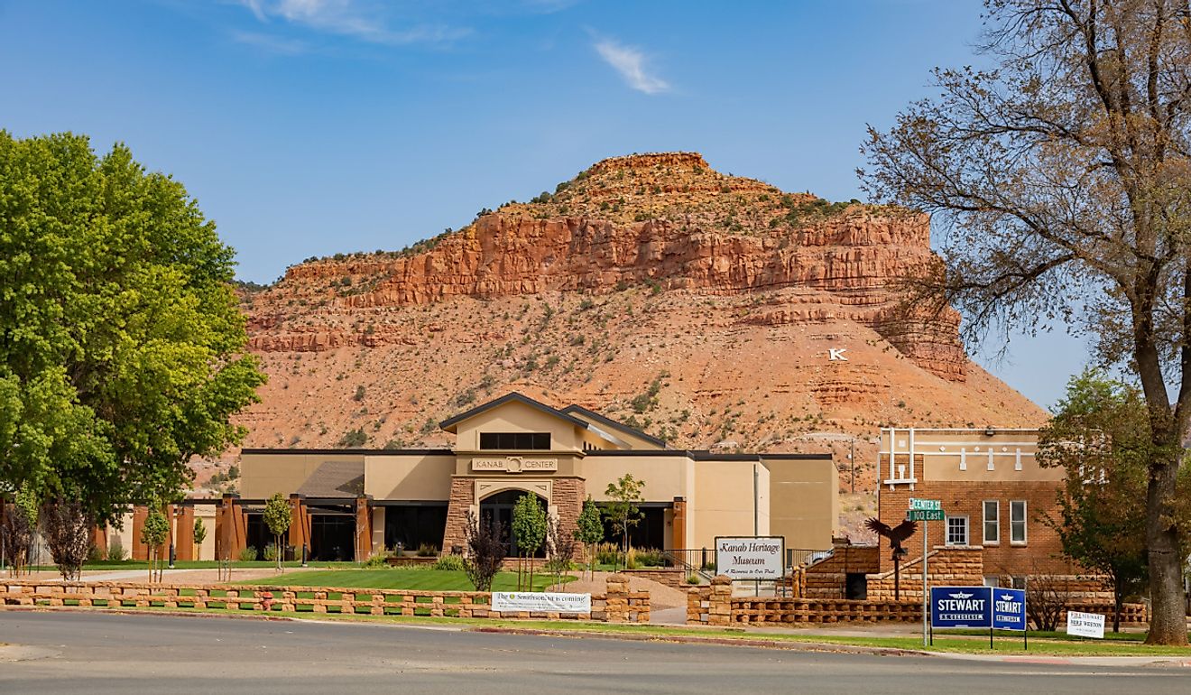 The Kanab Heritage Museum. Image credit Kit Leong via Shutterstock