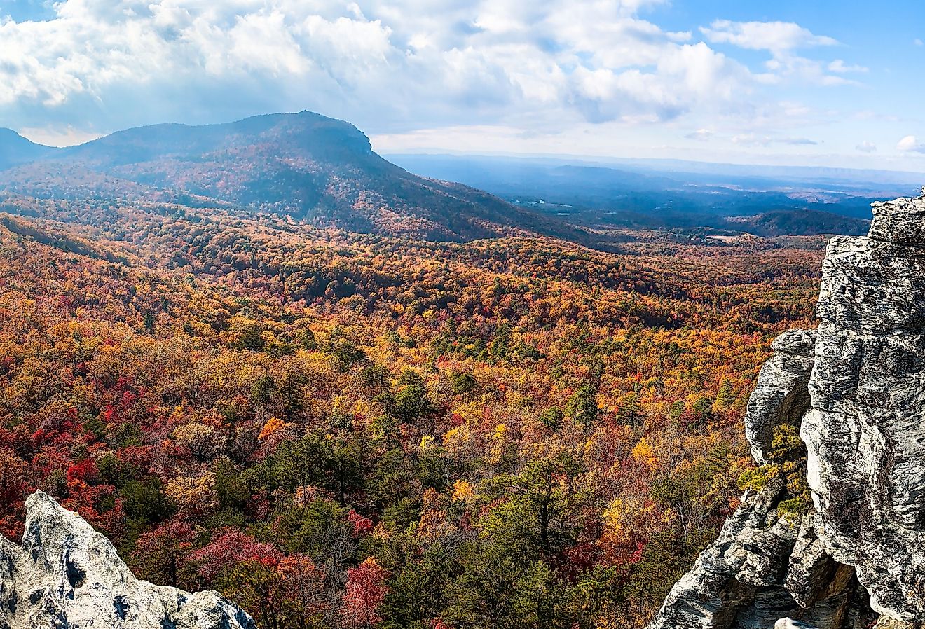 Hanging Rock State Park, North Carolina. 