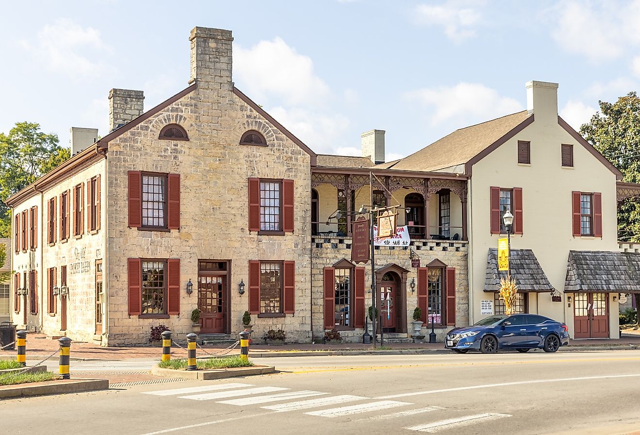 The Old Talbott Tavern, Bardstown, Kentucky. Image credit Ryan_hoel via Shutterstock