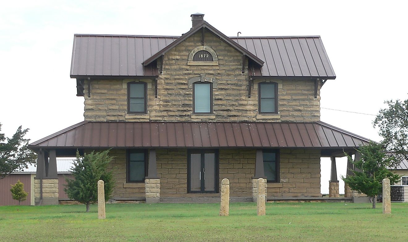 George Grant Villa near Victoria, Kansas.