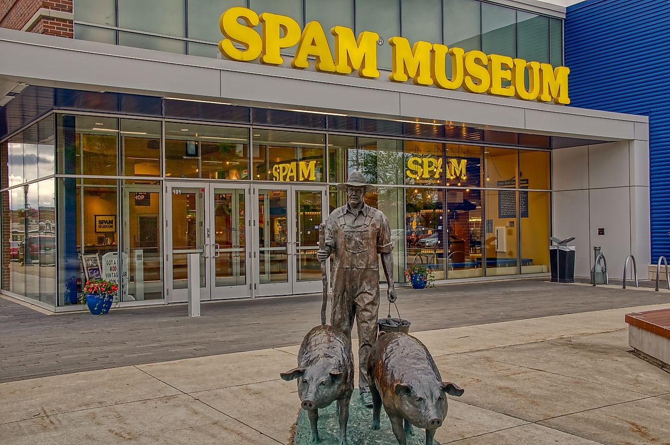 The Spam Museum in Austin, Minnesota. Editorial credit: Jacob Boomsma / Shutterstock.com