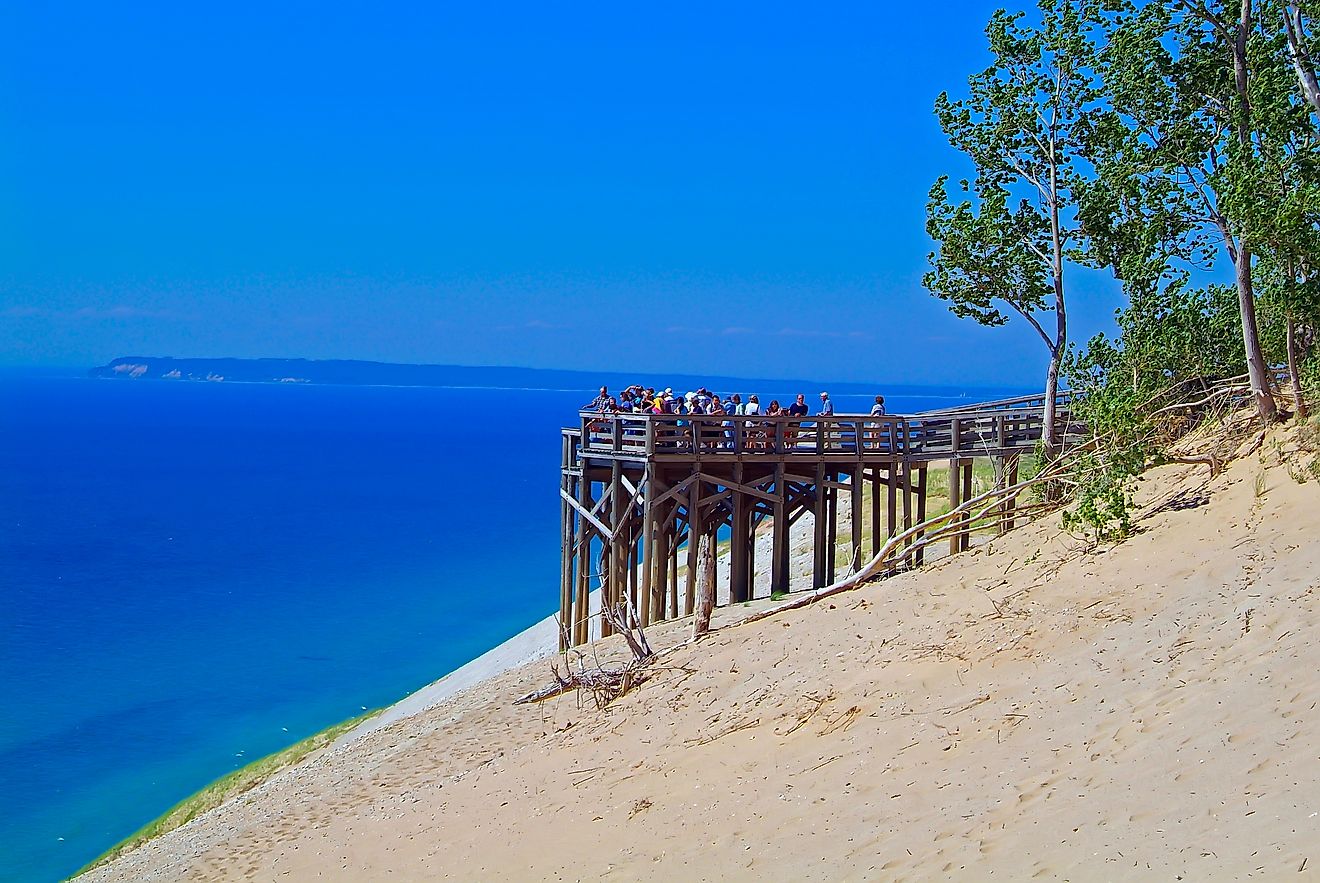 Michigan's Sleeping Bear Dunes National Lakeshore. Editorial credit: Dennis MacDonald / Shutterstock.com.