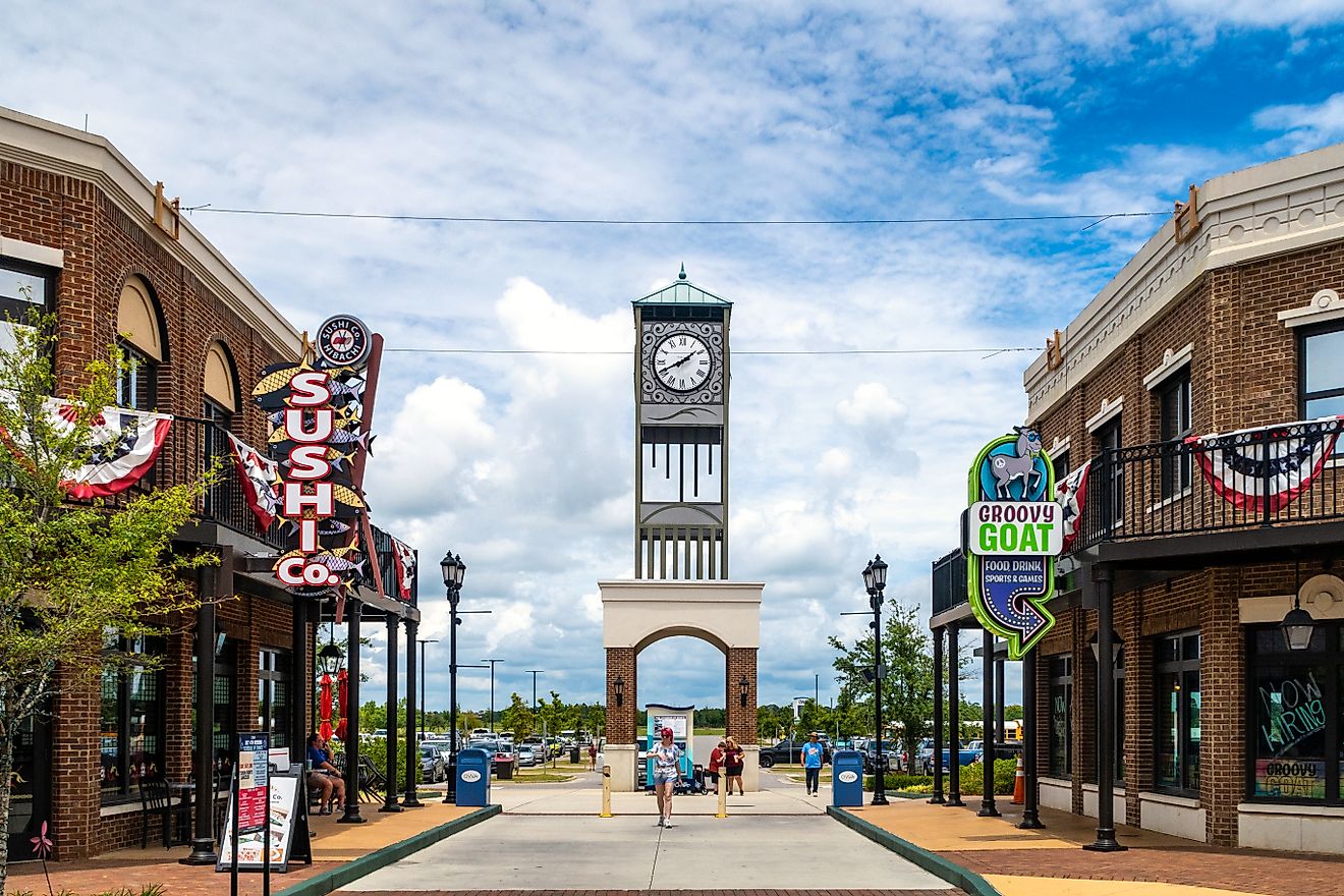 City of Foley in Alabama. Editorial credit: BobNoah / Shutterstock.com.