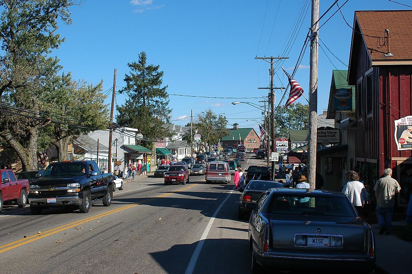 street view in Berlin, Ohio