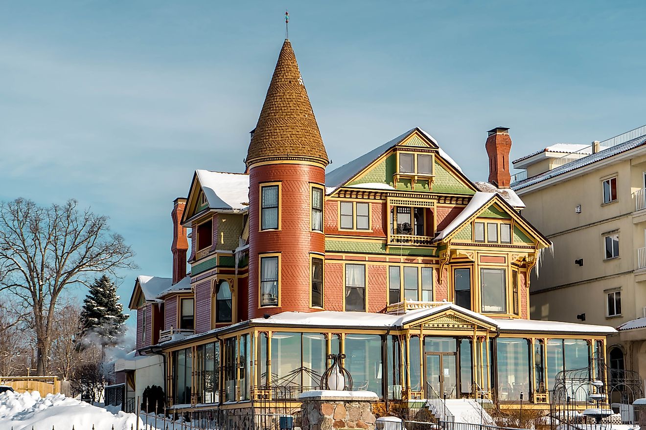 The Baker House in Lake Geneva, Wisconsin. Editorial credit: StelsONe / Shutterstock.com