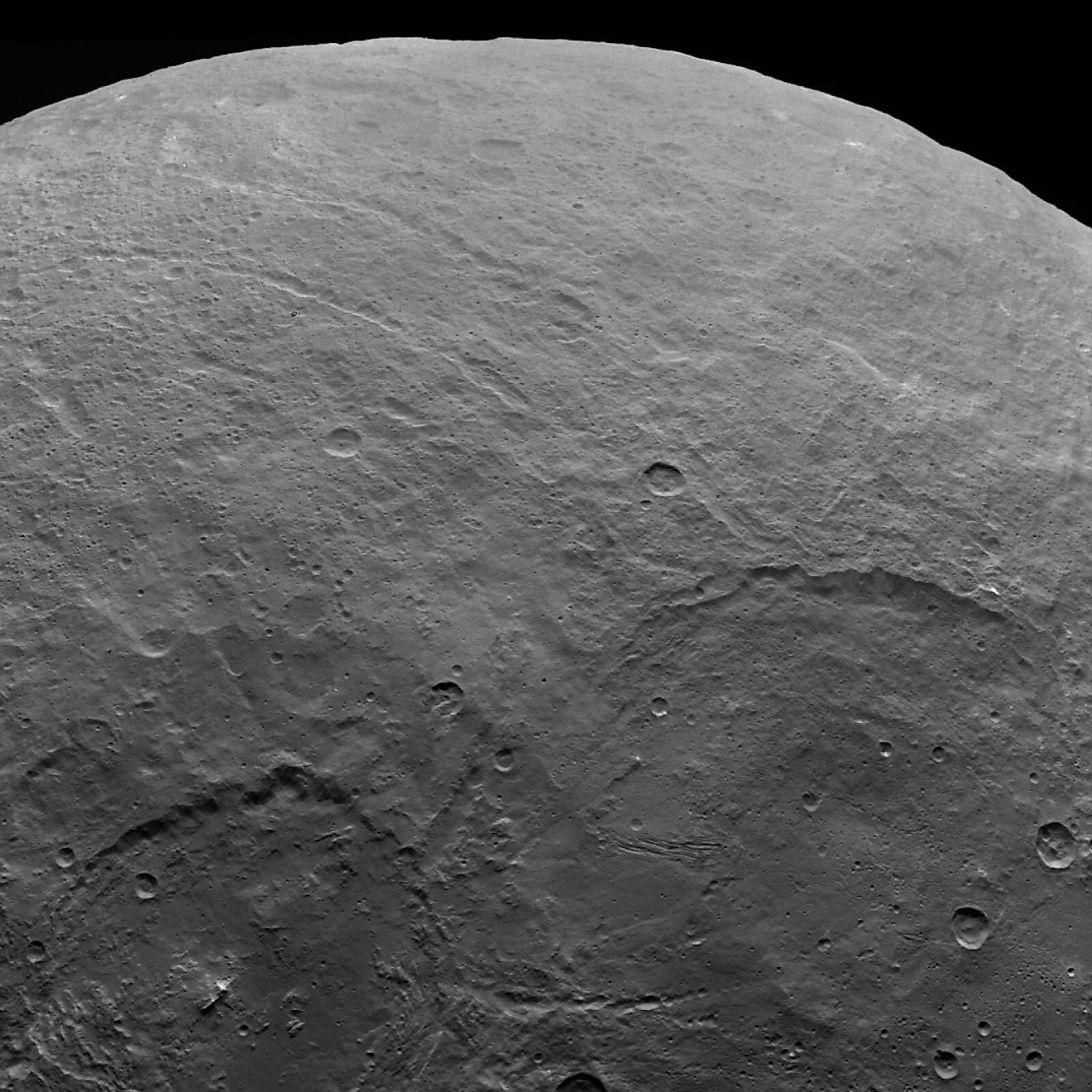 Image of Ceres taken by the Dawn spacecraft. Image credit: NASA/ESA