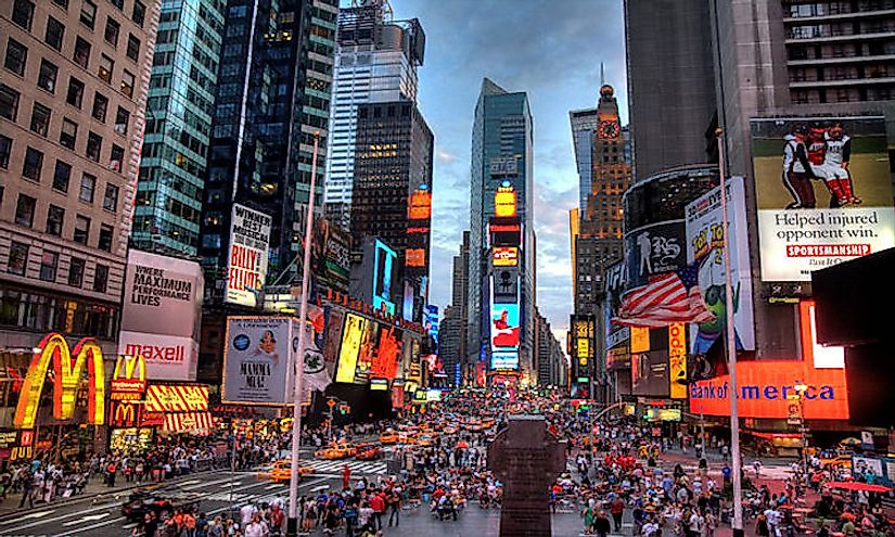 Population Of New York City - WorldAtlas