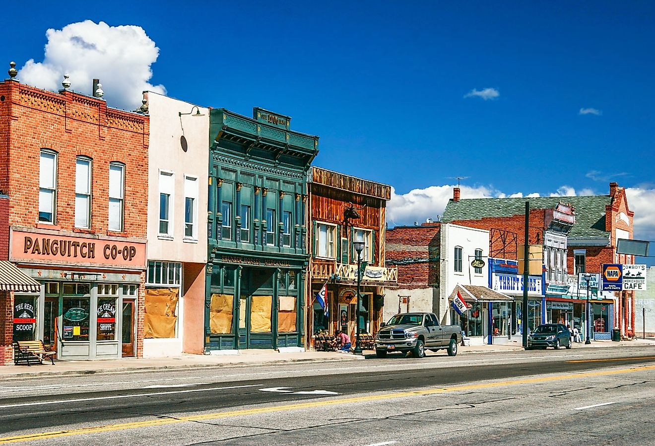 Downtown Panguitch, Utah. Editorial credit: DeltaOFF/ Shutterstock.com