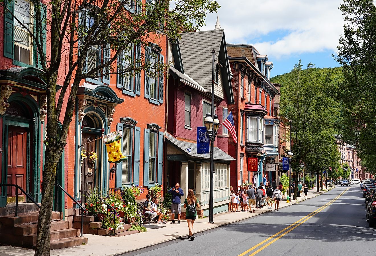Historic town of Jim Thorpe, Pennsylvania. Image credit EQRoy via Shutterstock