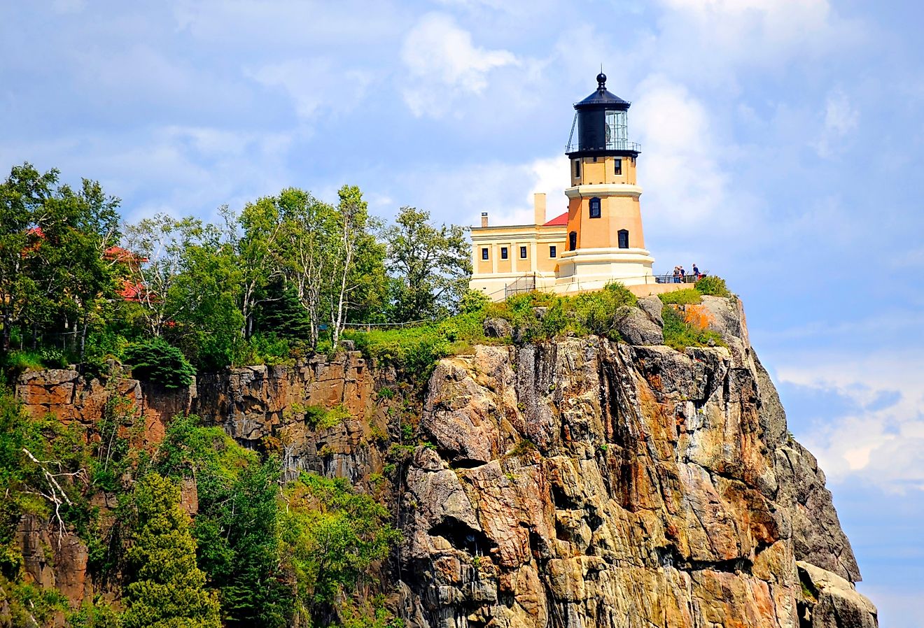 Split Rock Lighthouse State Park near Duluth, Minnesota, along Lake Superior. Image credit Dennis MacDonald via Shutterstock