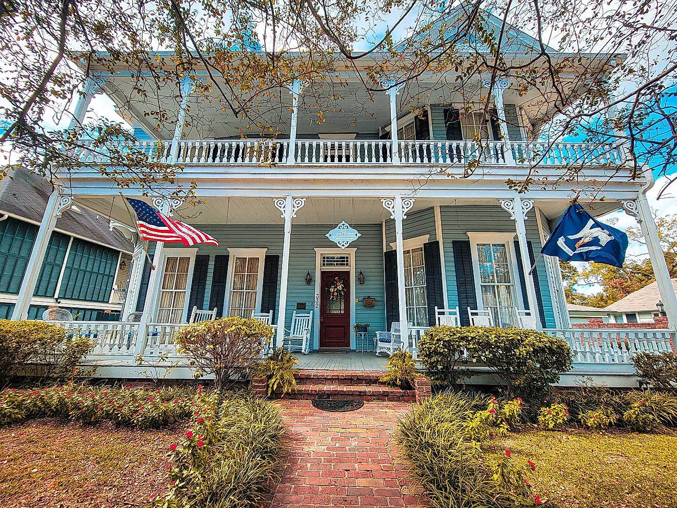 Historic home in downtown Natchitoches. Editorial credit: VioletSkyAdventures / Shutterstock.com