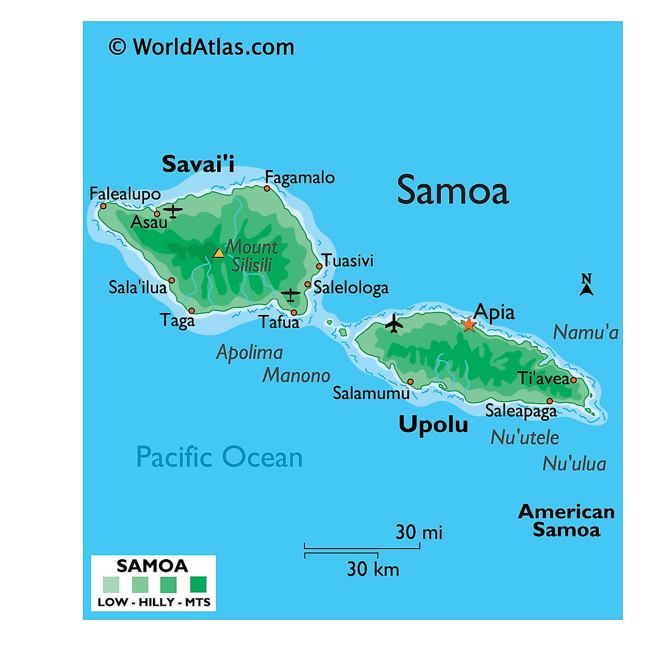 Detailed Political And Administrative Map Of Samoa Wi - vrogue.co