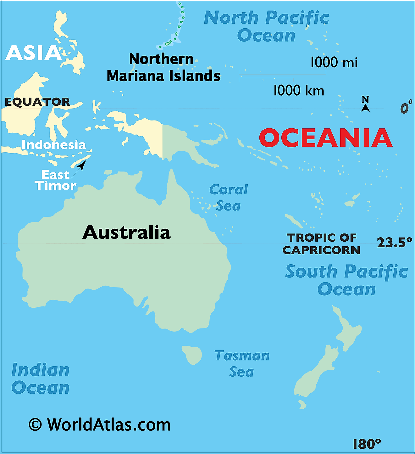 Map Of Guam In The Pacific Northern Mariana Islands Maps & Facts - World Atlas