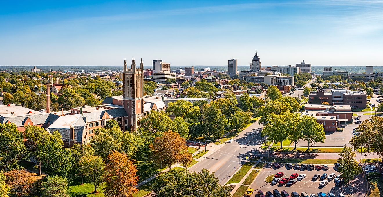 The beautiful town of Topeka, Kansas.