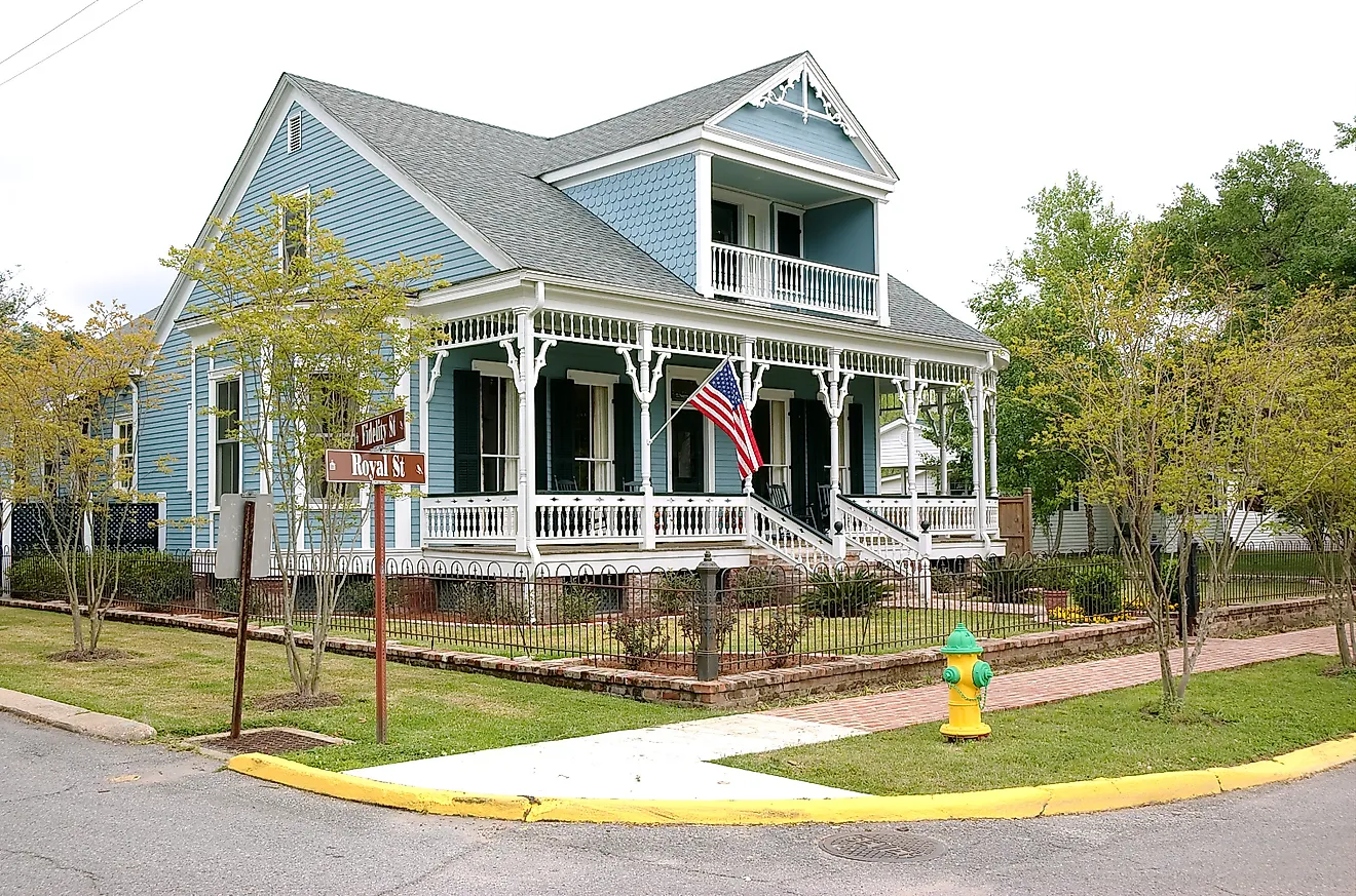 Downtown St. Francisville, Louisiana. Editorial credit: Roberto Michel / Shutterstock.com