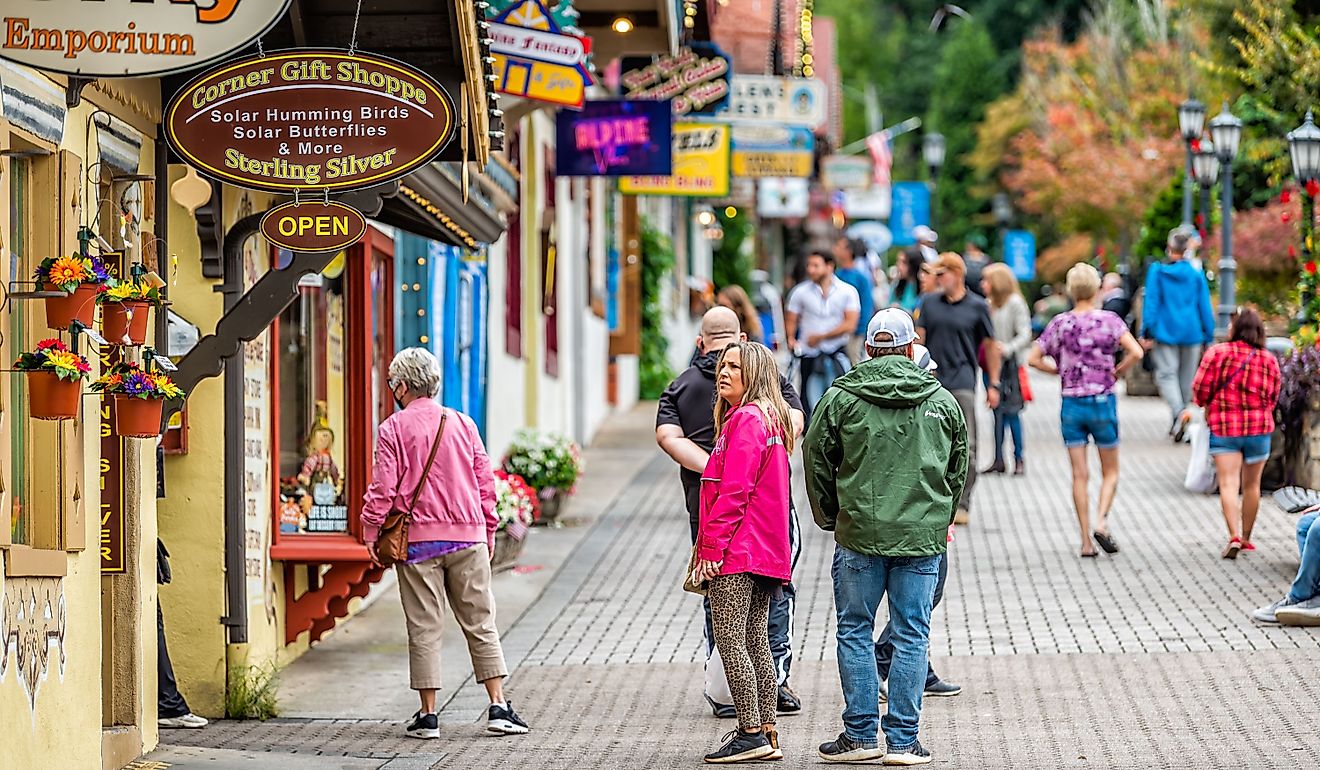 Helen, Georgia, Bavarian village town.