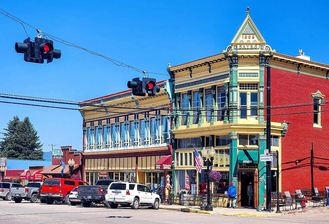 View of Broadway Street in Philipsburg, Montana. Image credit Mihai_Andritoiu via Shutterstock