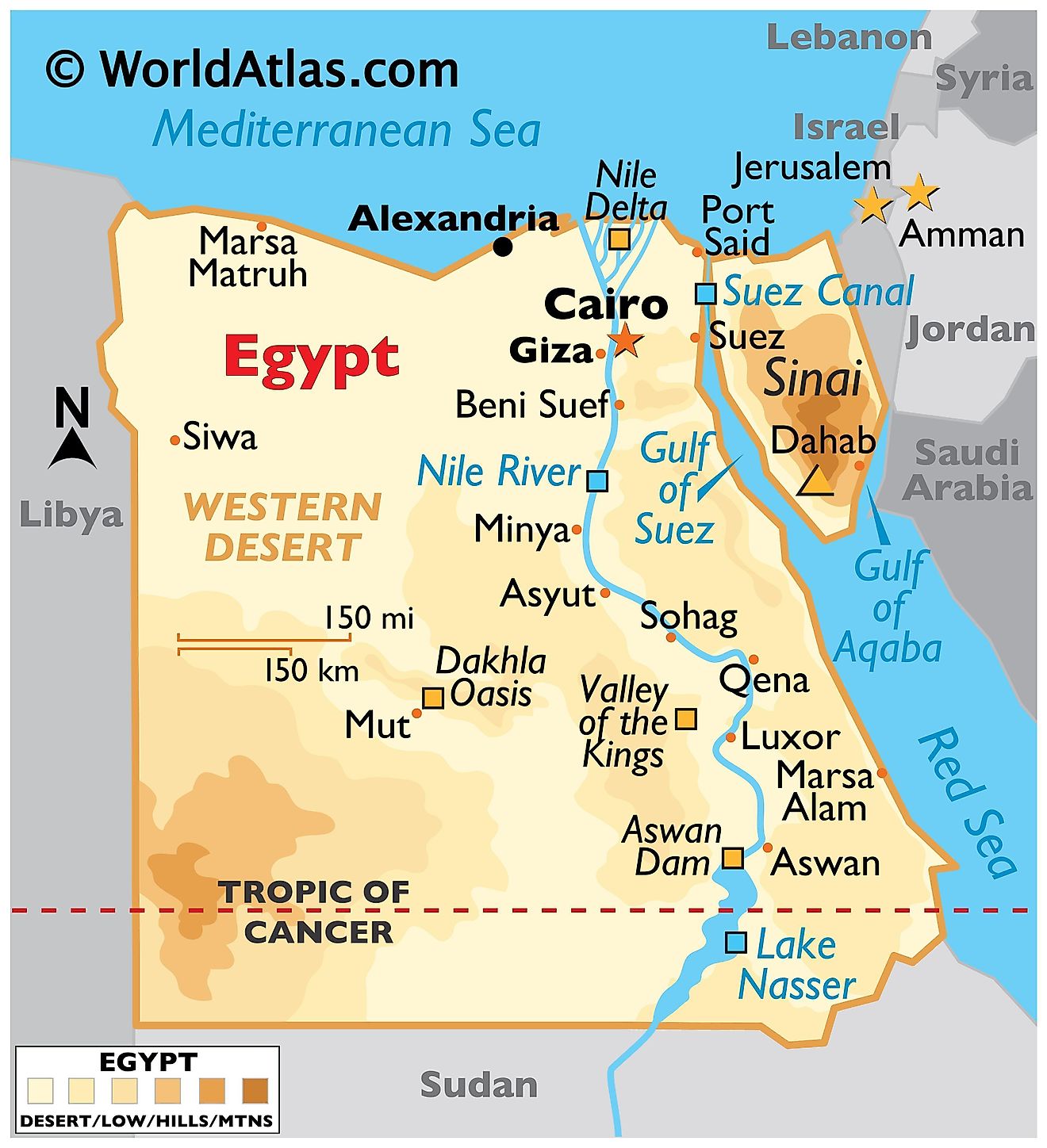 Ancient Egypt Map Quiz