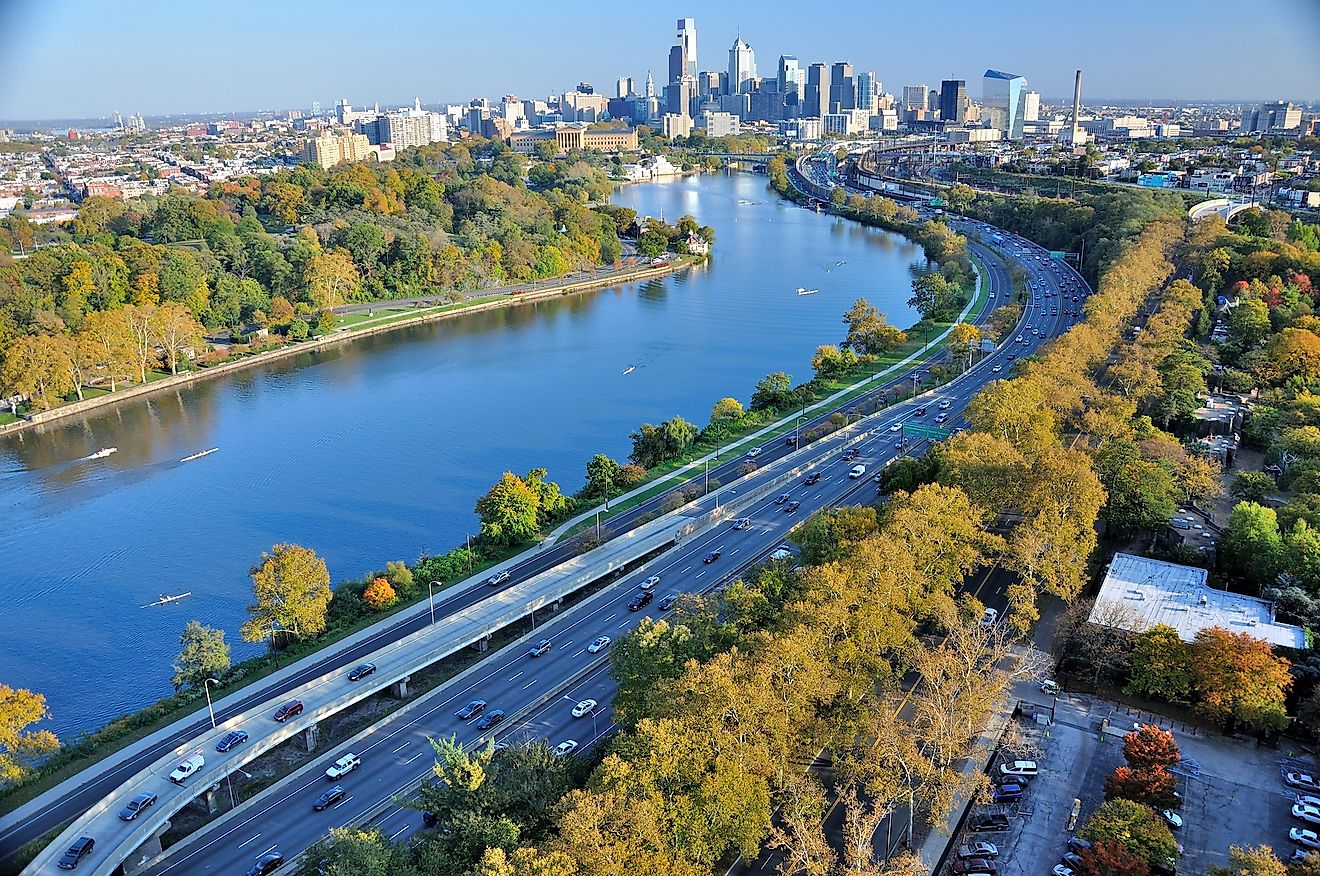 Schuylkill River in Philadelphia.